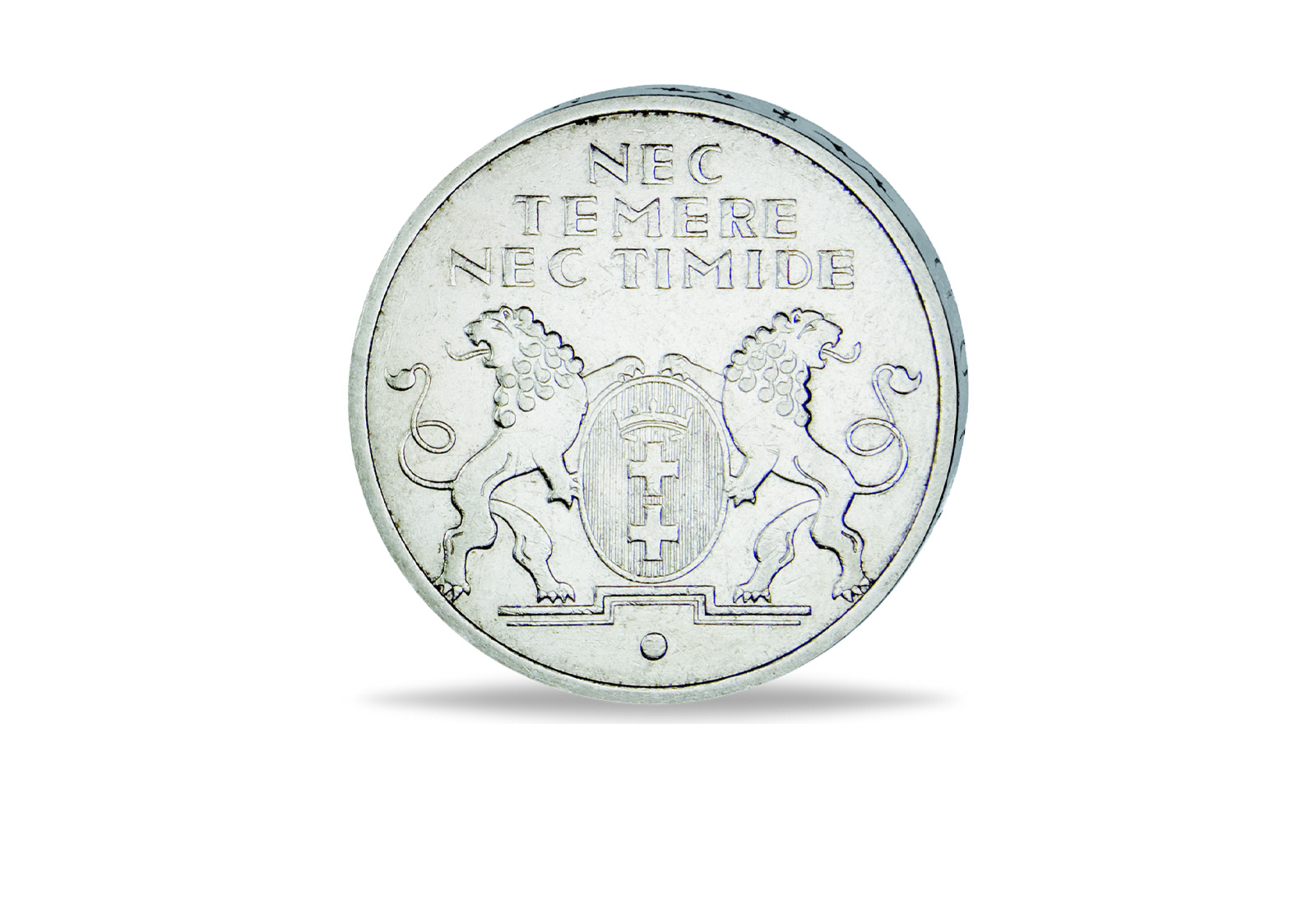 5 Gulden 1932 Danzig Wappen Kogge Jaeger-Nr. D19
