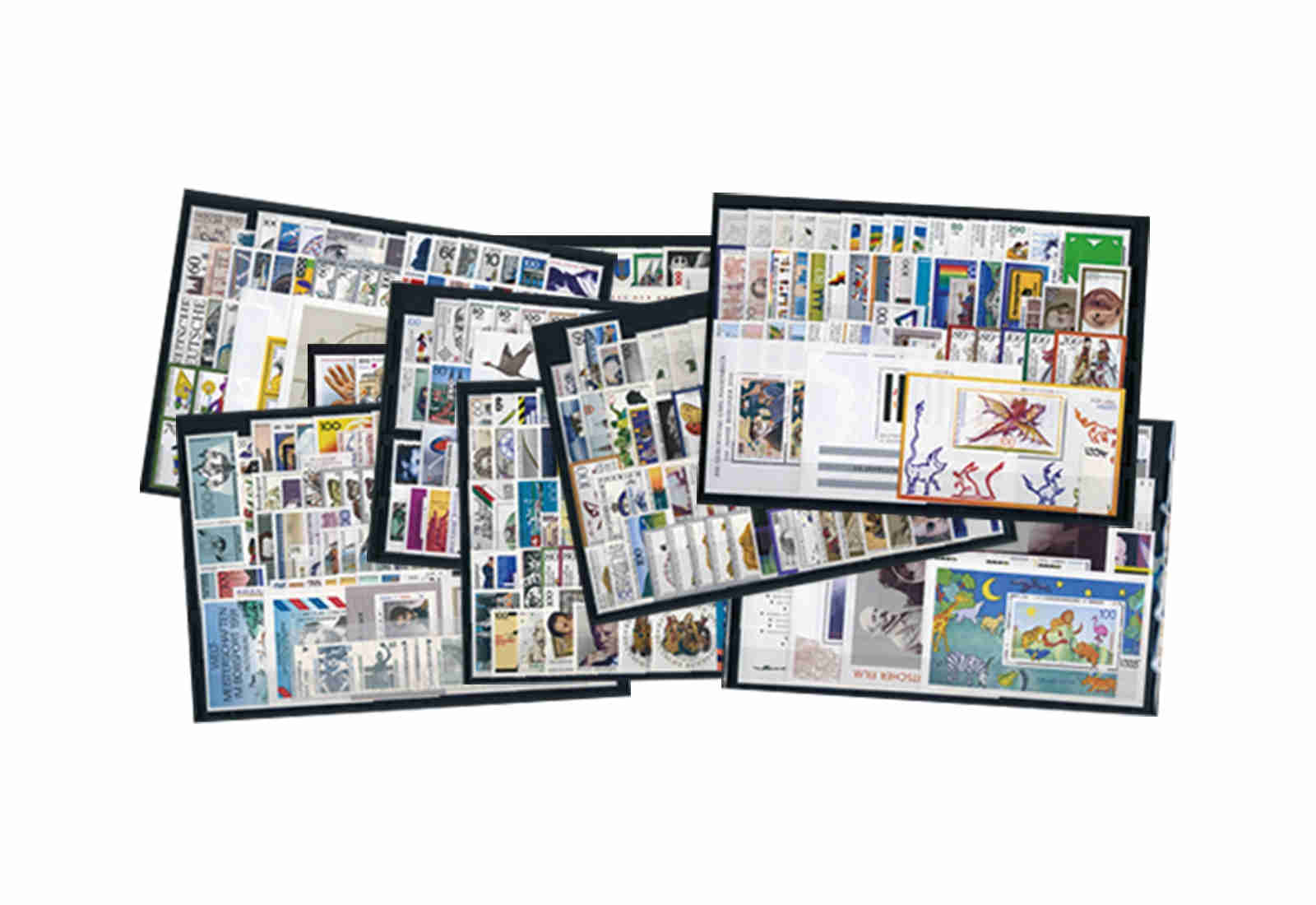 BRD Briefmarken Jahrgänge 1990 bis 1999 postfrisch