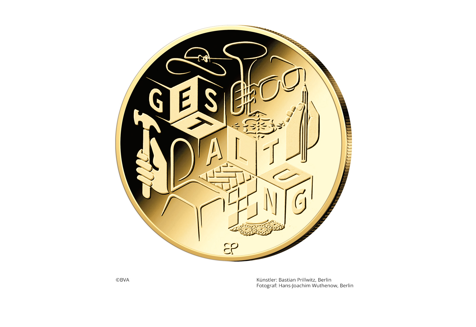 50 Euro Goldmünze 2026 Deutschland Gestaltung - Prägestätte D