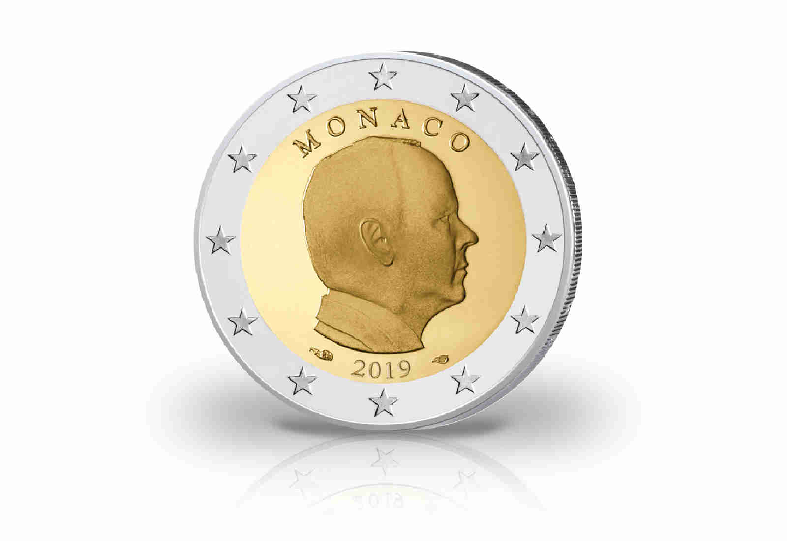 2 Euro Kursmünze Monaco Spar-Set inkl. 50 Kapseln