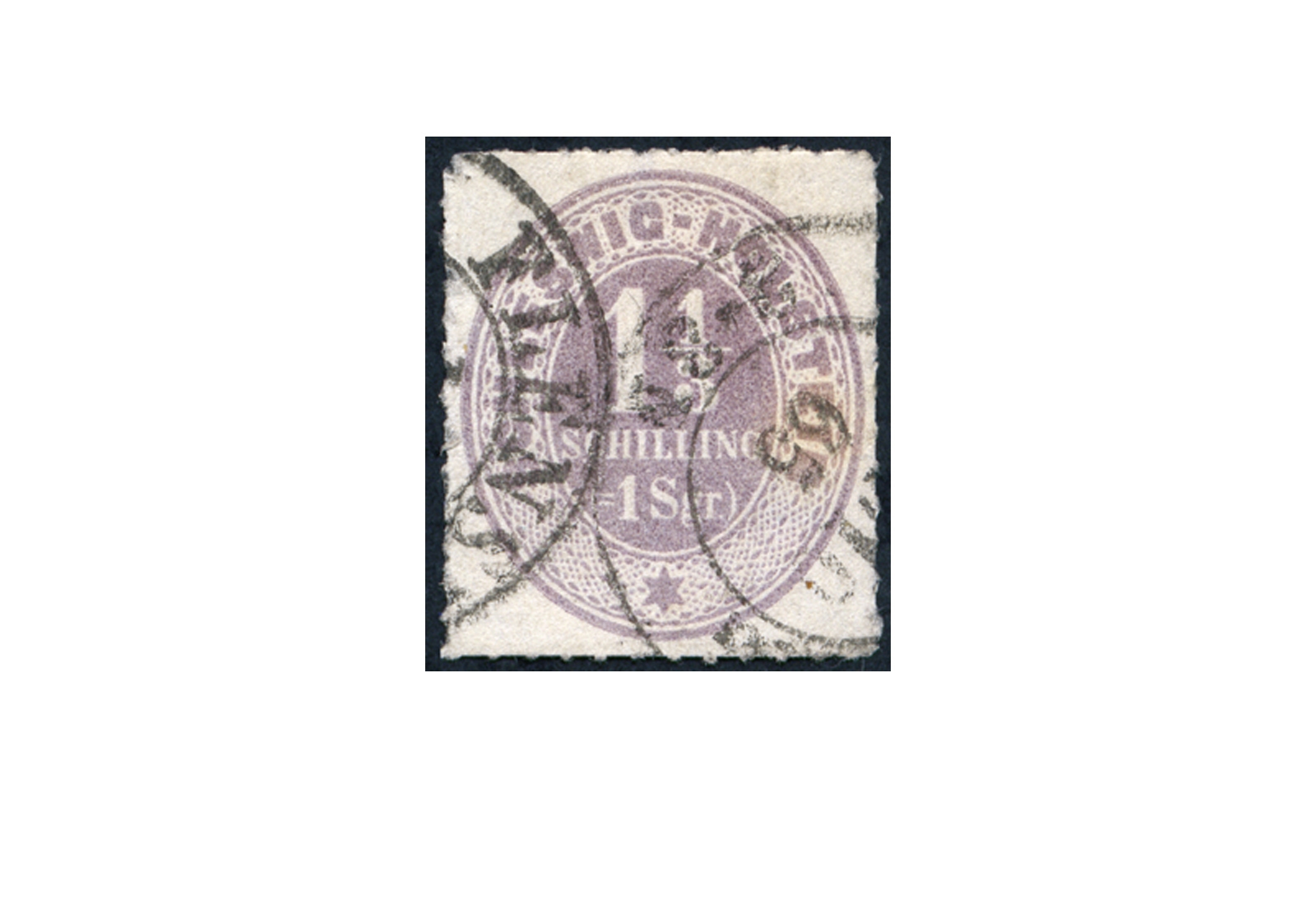 Briefmarke Altdeutschland Schleswig-Holstein Freimarke 1865 Michel-Nr. 10 gestempelt