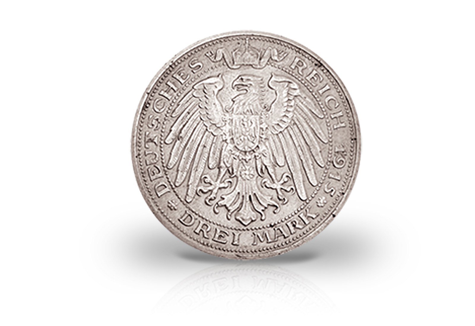 3 Mark 1915 Deutsches Kaiserreich Mecklenburg-Schwerin Jahrhundertfeier Jaeger-Nr. 88
