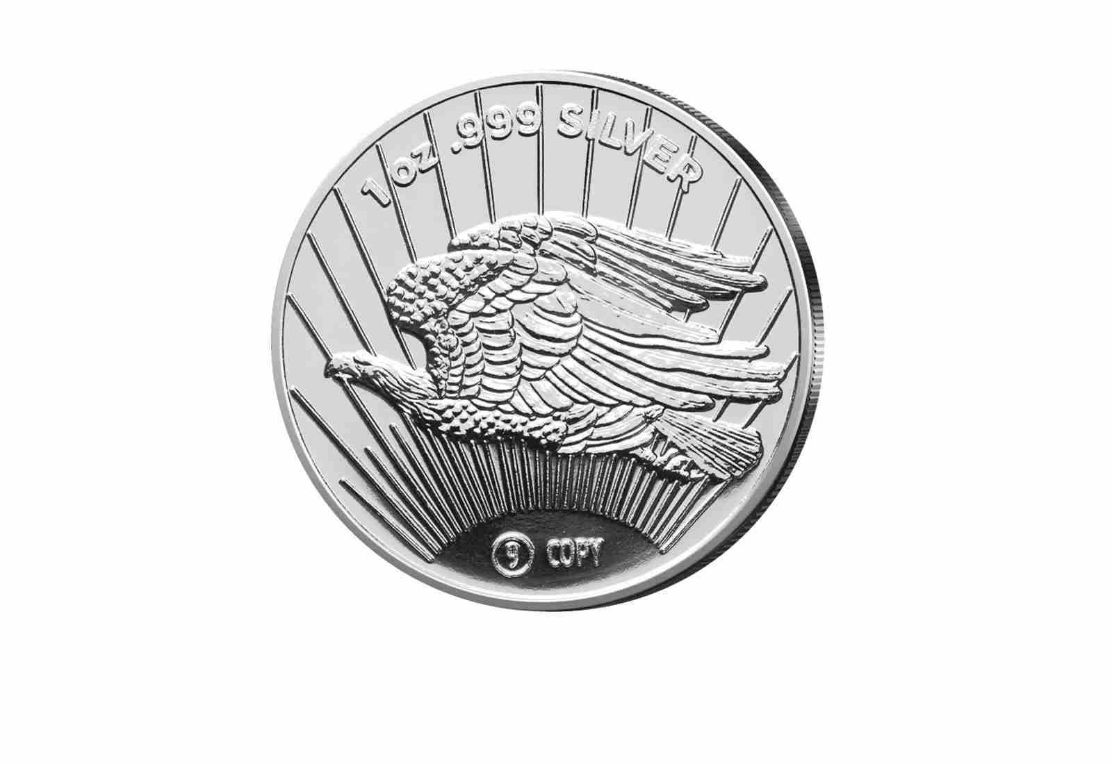 St. Faudens Double Eagle Design 1oz Silber USA