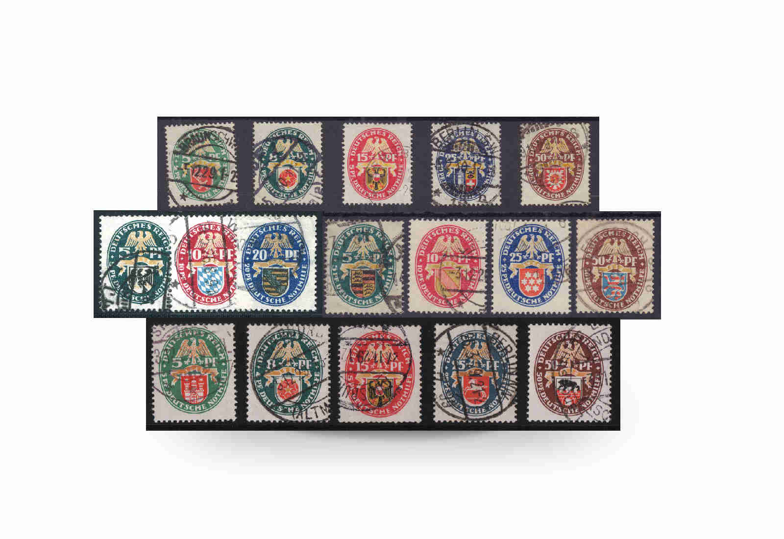 Deutsches Reich Wappen 1925-1929 gestempelt