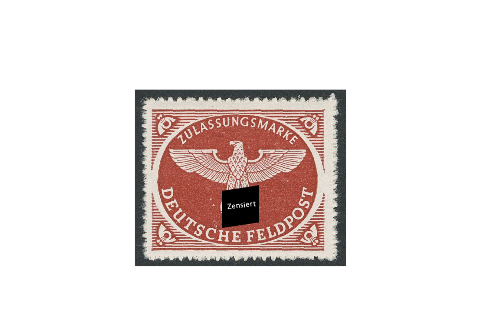 Briefmarke Deutsches Reich Feldpostpäckchen 1942 Michel-Nr. 2 B gestempelt