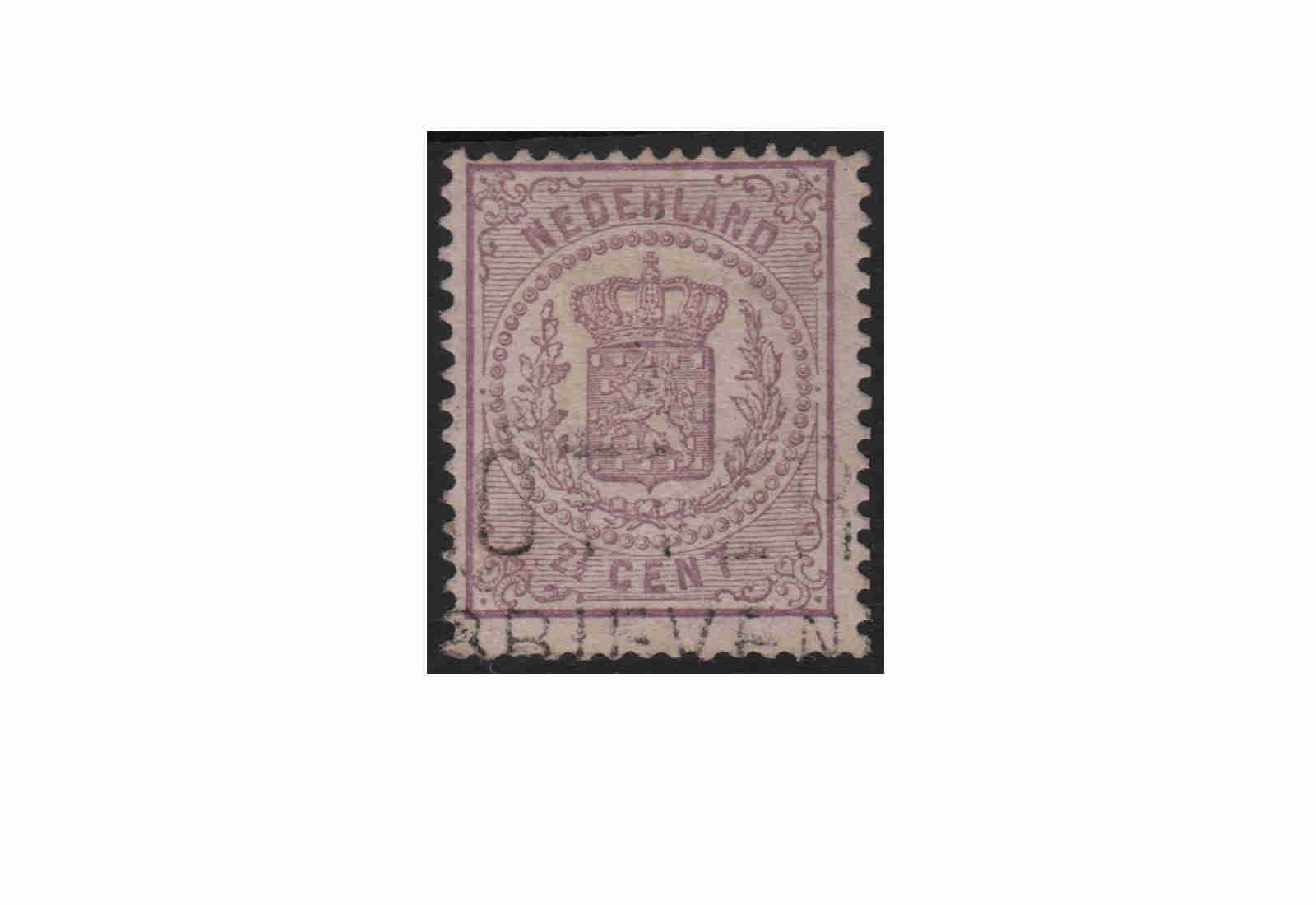 Niederlande Willem III. 1869/1871 Michel-Nr. 18 gestempelt