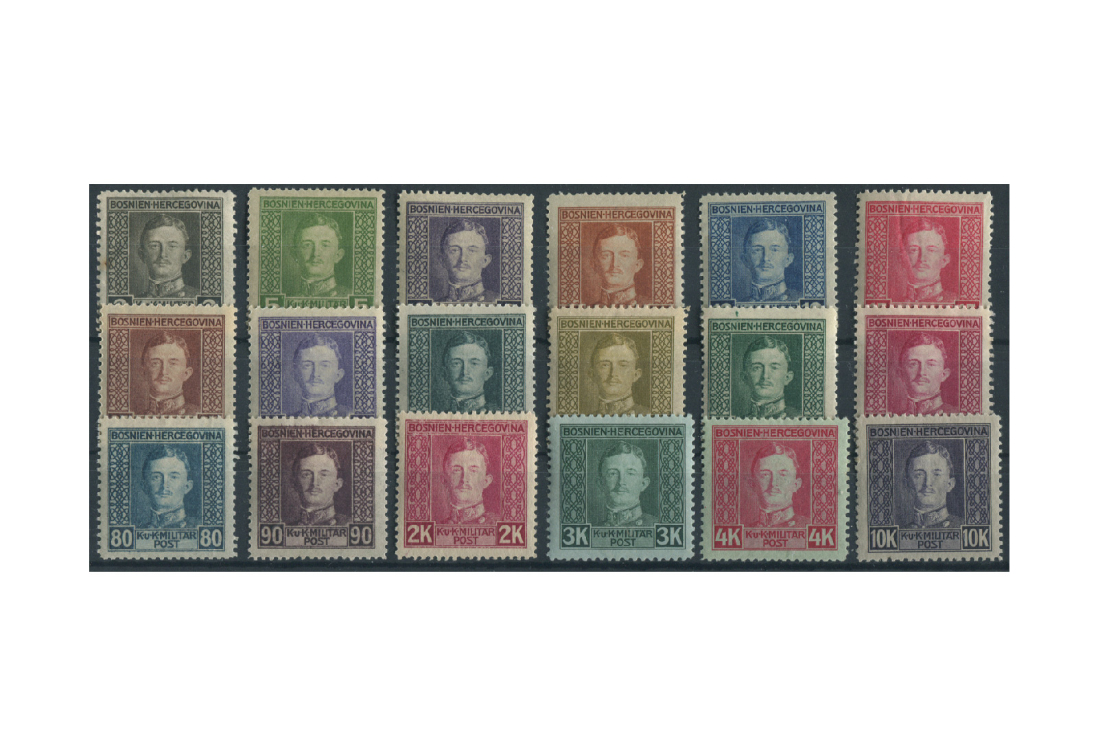 Bosnien/Herzegowina Mi.Nr. 124/141 Falz