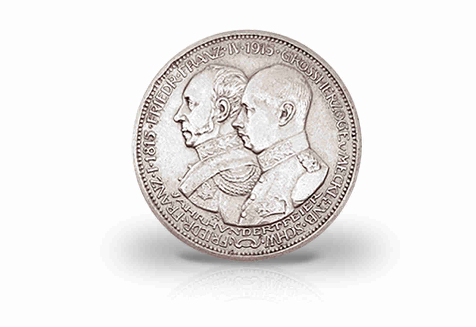 3 Mark 1915 Deutsches Kaiserreich Mecklenburg-Schwerin Jahrhundertfeier Jaeger-Nr. 88