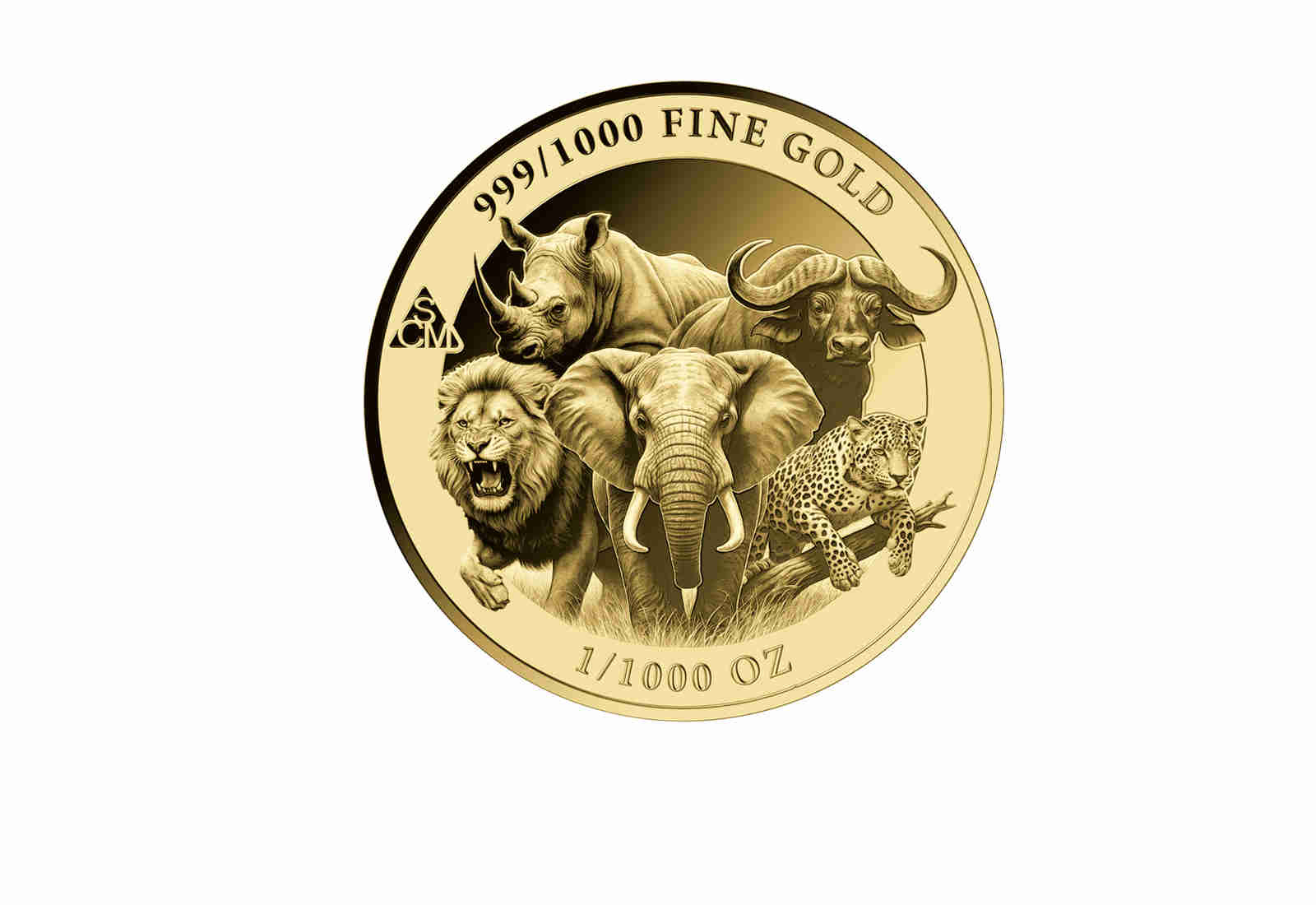 Goldcard Motiv Löwe mit 999/1000 Goldausgabe