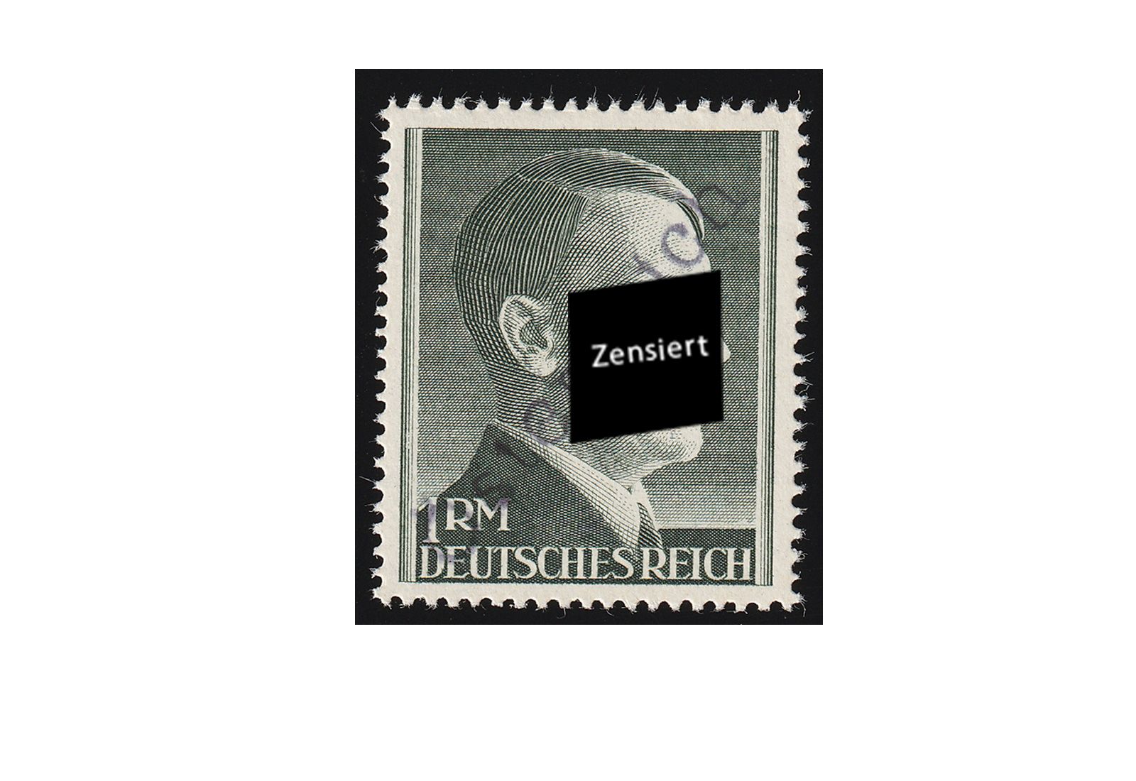 Briefmarke Österreich Lokalausgabe Gmünd 1 Reichsmark Type VII ** mit FB