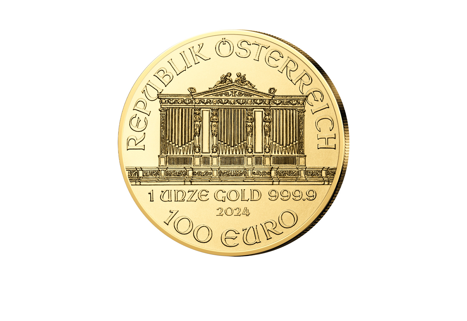 Wiener Philharmoniker 1 oz Gold 2024 Österreich