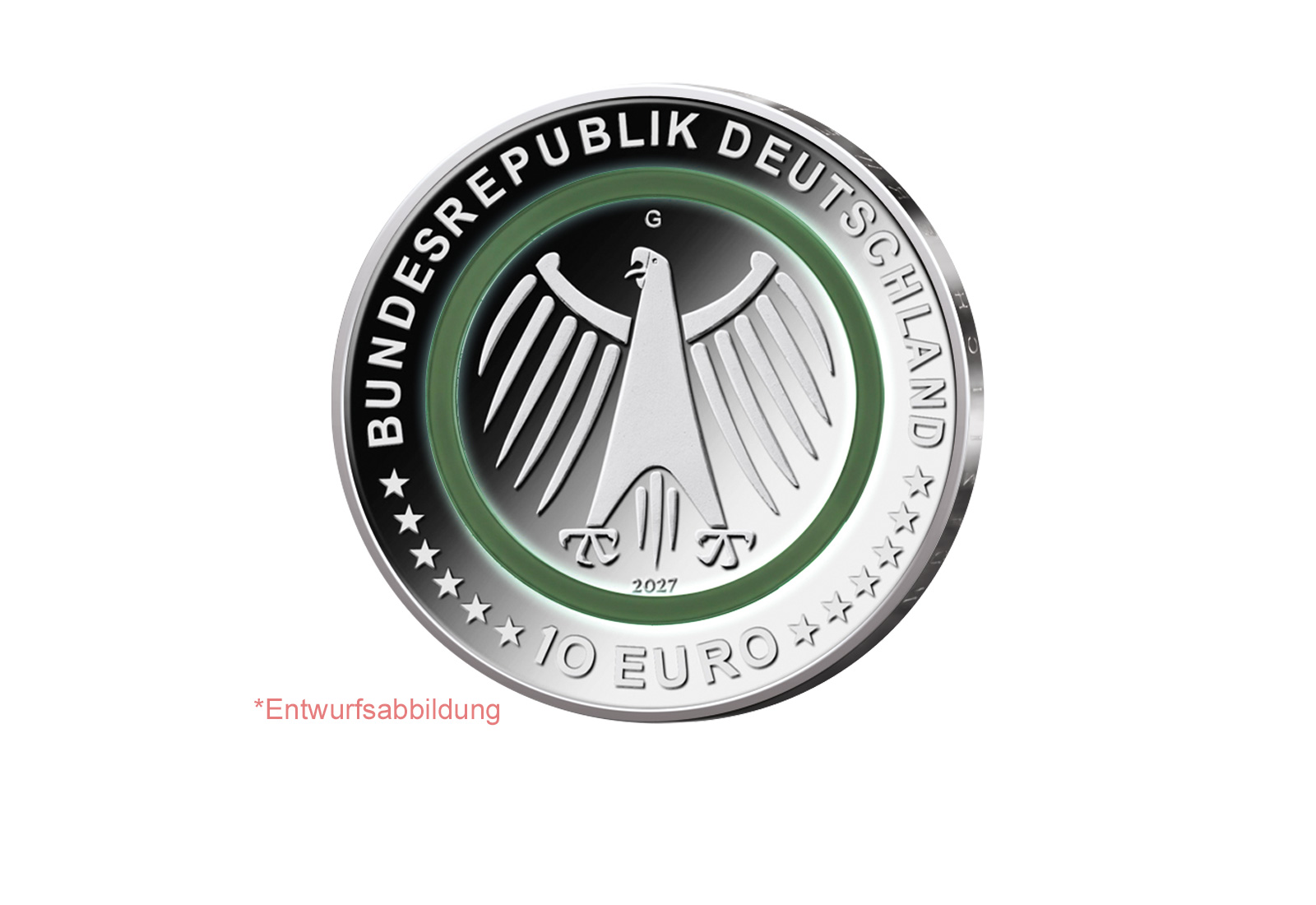 10 Euro 2027 Deutschland Bundeswehr - Im Dienste der Gesellschaft Prägestätten A-J st