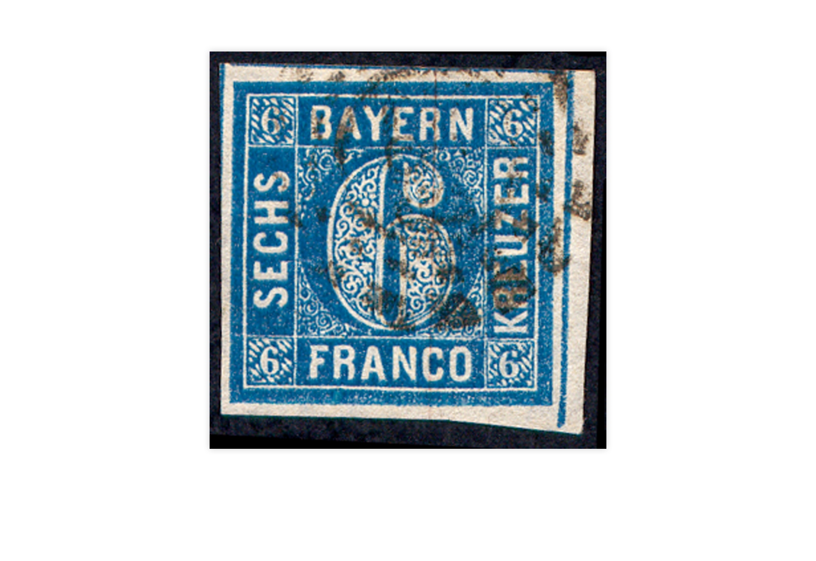 Briefmarke Altdeutschland Bayern Freimarke 1862 Michel-Nr. 10 gestempelt