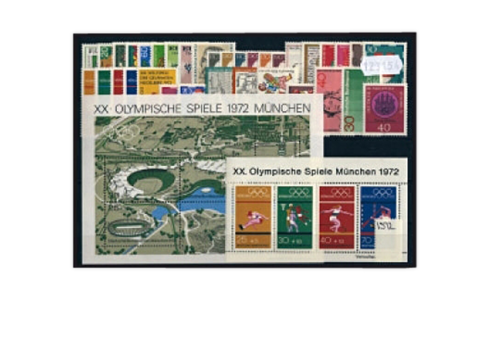 Briefmarken BRD Jahrgang 1972 Michel-Nr. 710-752 postfrisch
