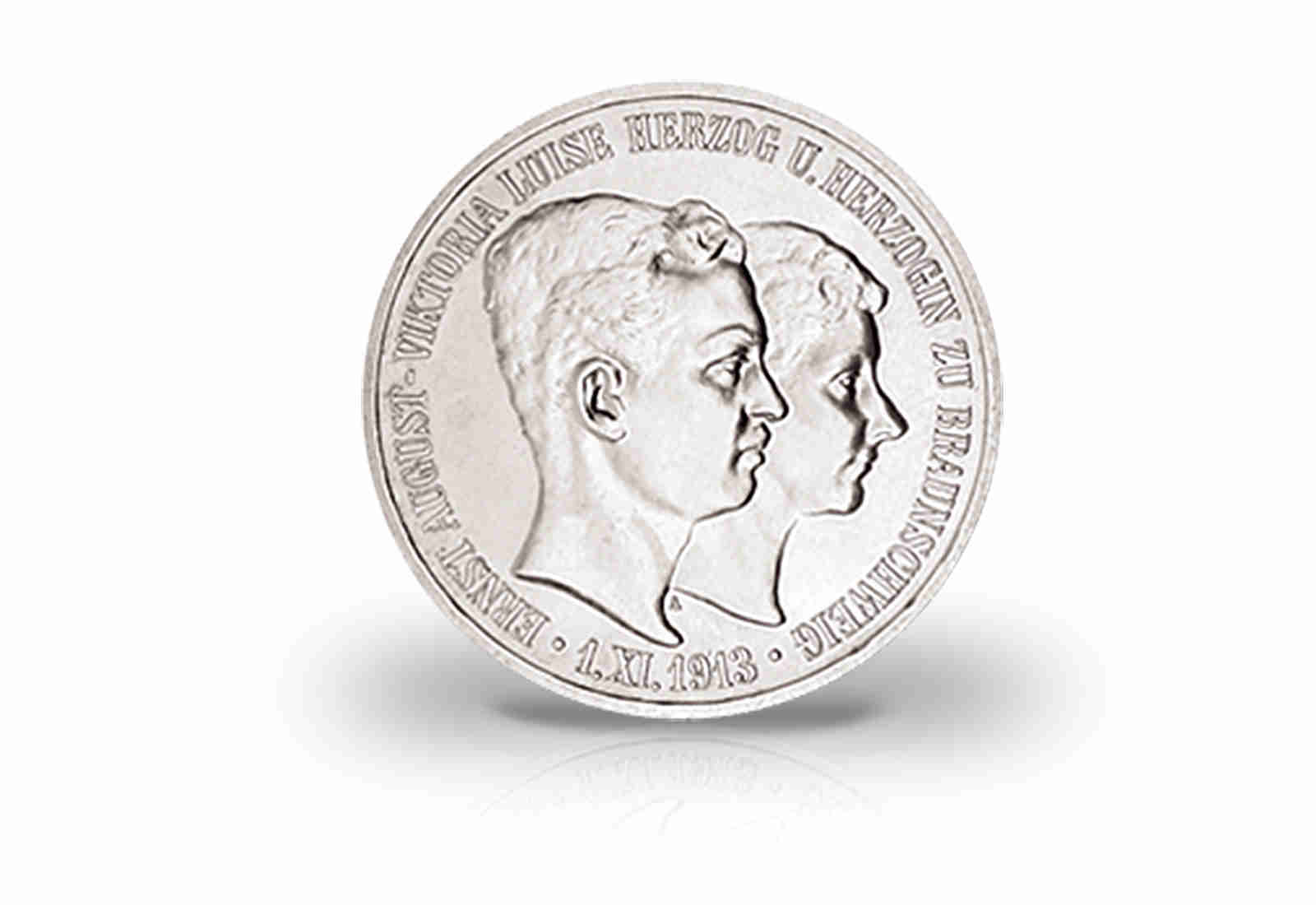 3 Mark 1915 Deutsches Kaiserreich Braunschweig Regierungsantritt - Hochzeit Jaeger-Nr. 55