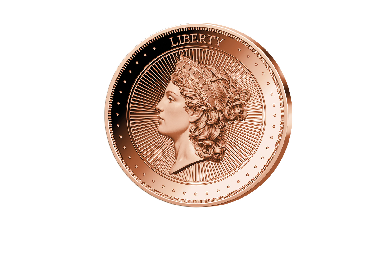 1 oz Kupferuasgabe American Liberty