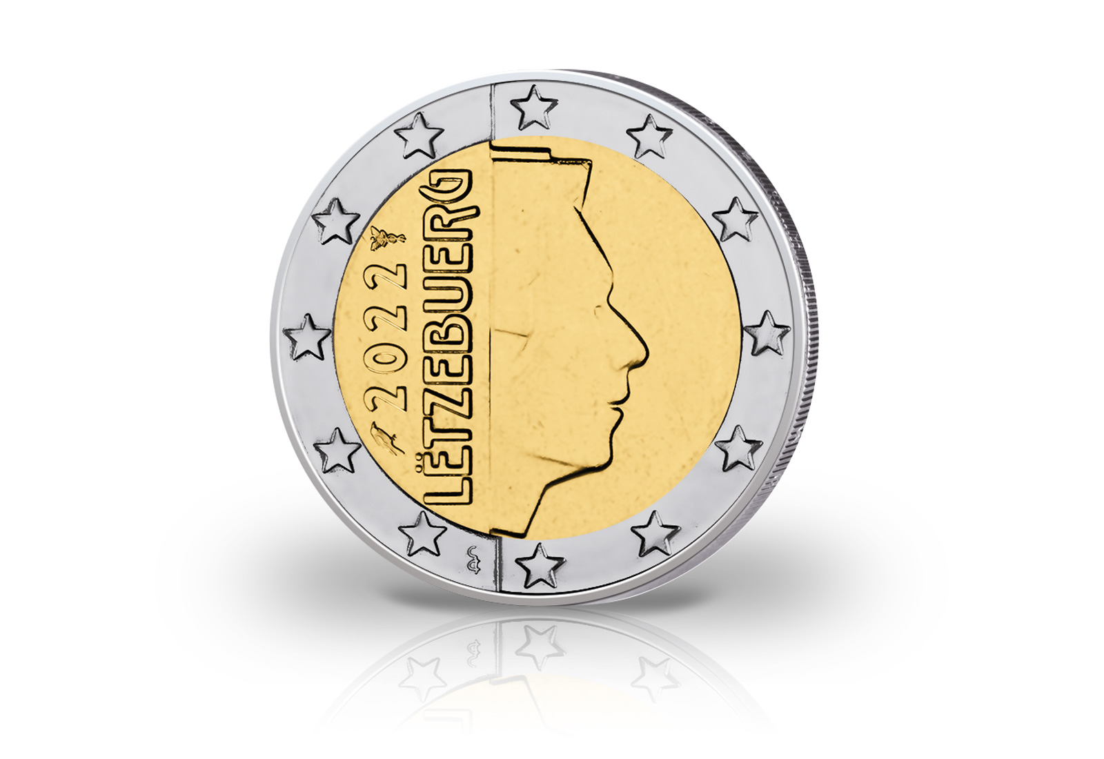2 Euro 2022 Luxemburg Kursmünze