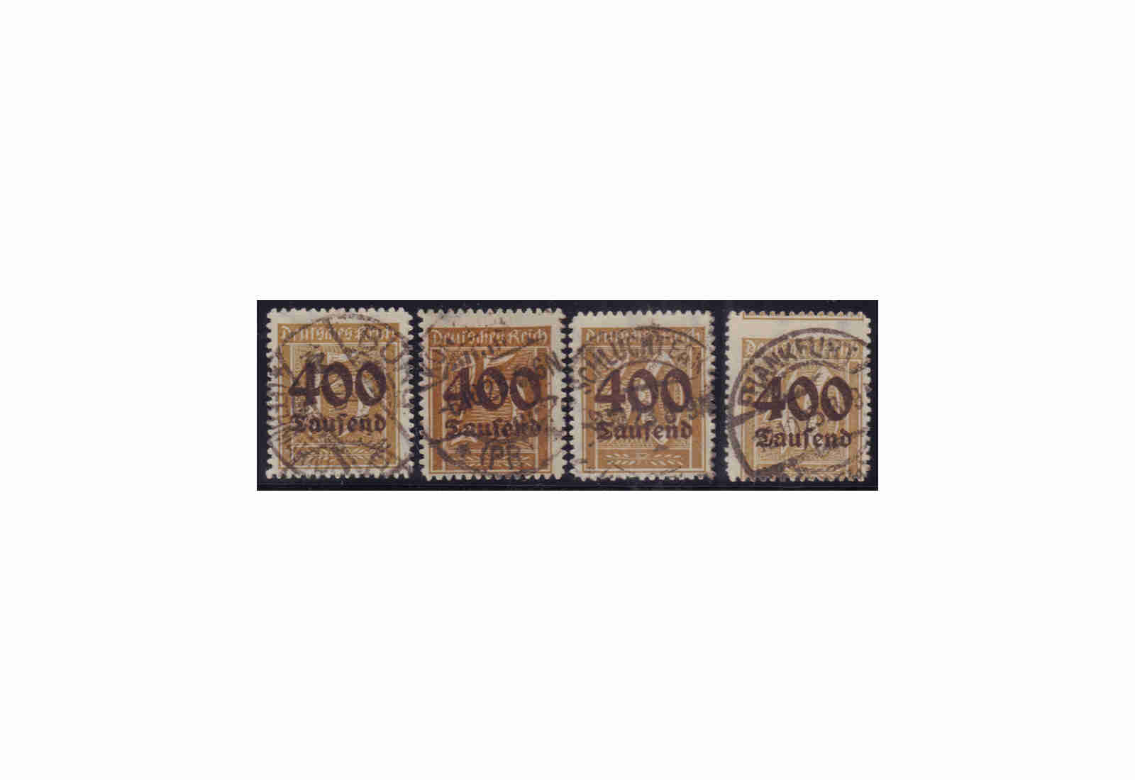 Deutsches Reich Michel 297 / 300 gestempelt