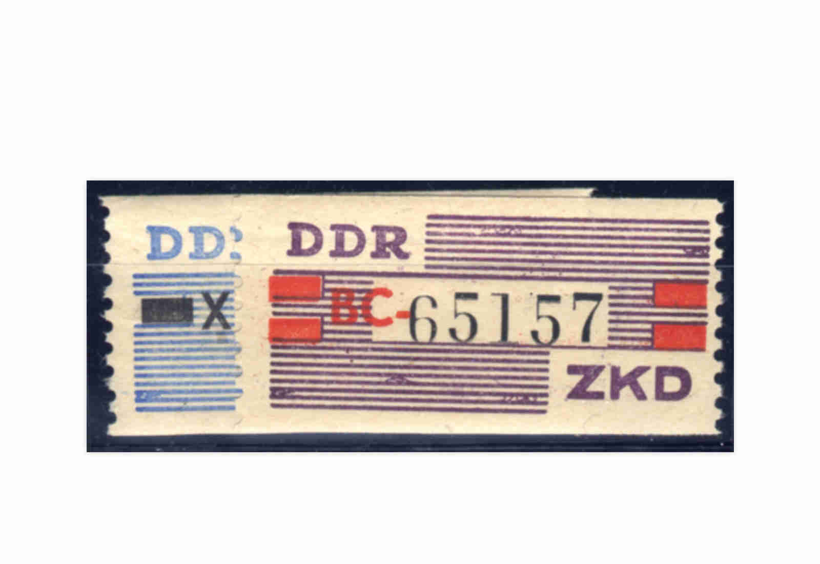 DDR Dienstmarken Dienst B III/IV postfrisch