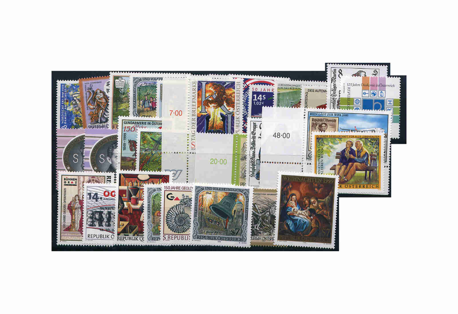 Österreich Jahrgang 1999 postfrisch