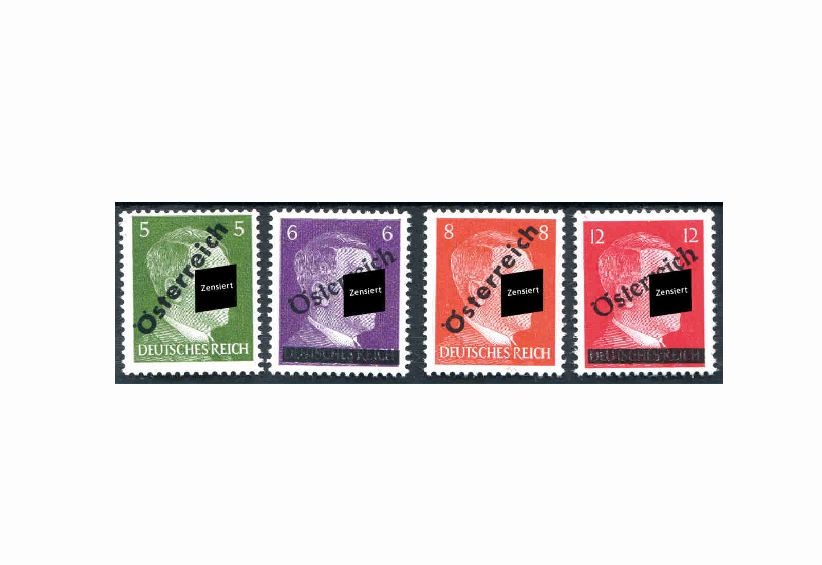 2. Republik Österreich 1. Wiener Aushilfsausgabe 1945 Mi.Nr. 660-663 gest.