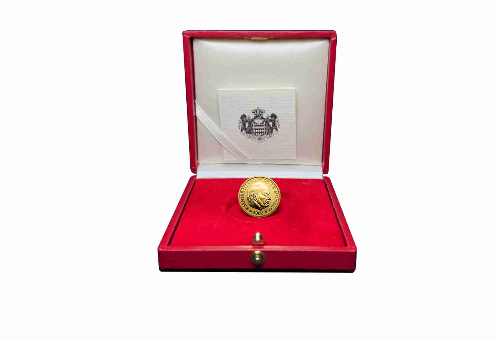 20 Euro Gold 2002 Monaco Rainer III im Etui inkl Zertifikat PP