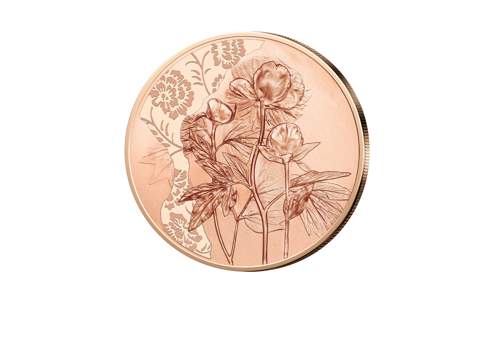 10 Euro 1/2 oz Kupfer 2024 Österreich Pfingstrose bfr.