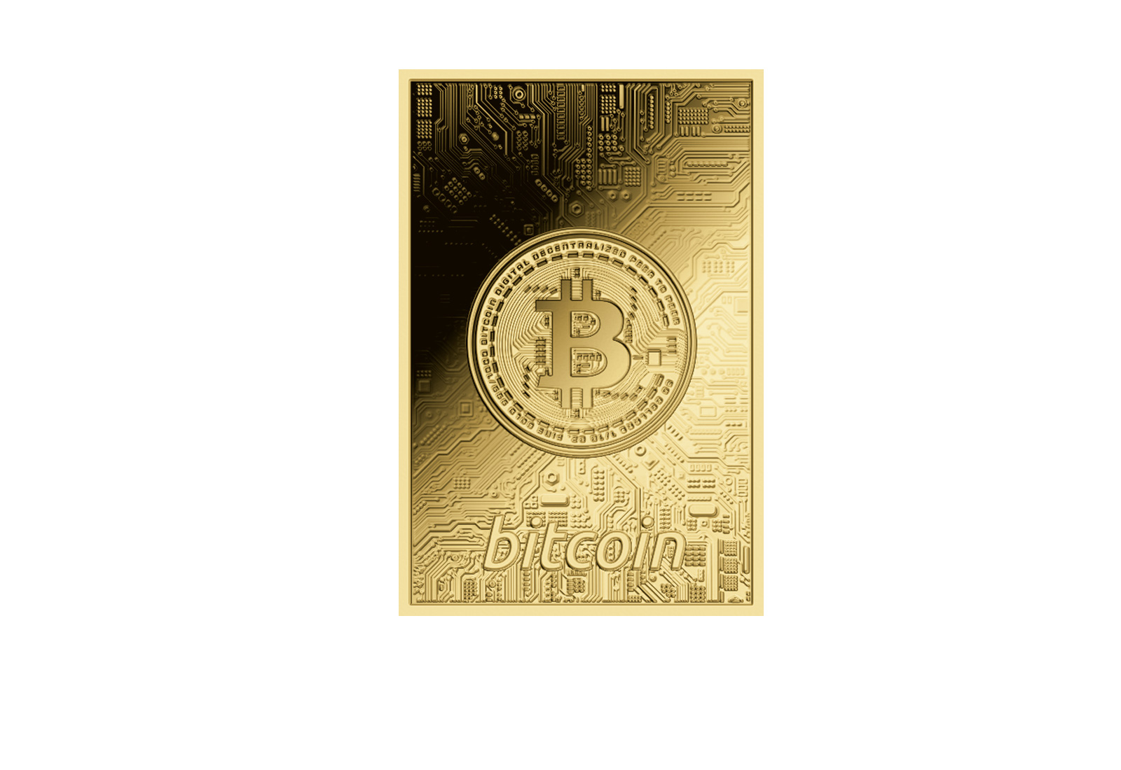 1/10 oz Goldbarren Bitcoin 999/1000