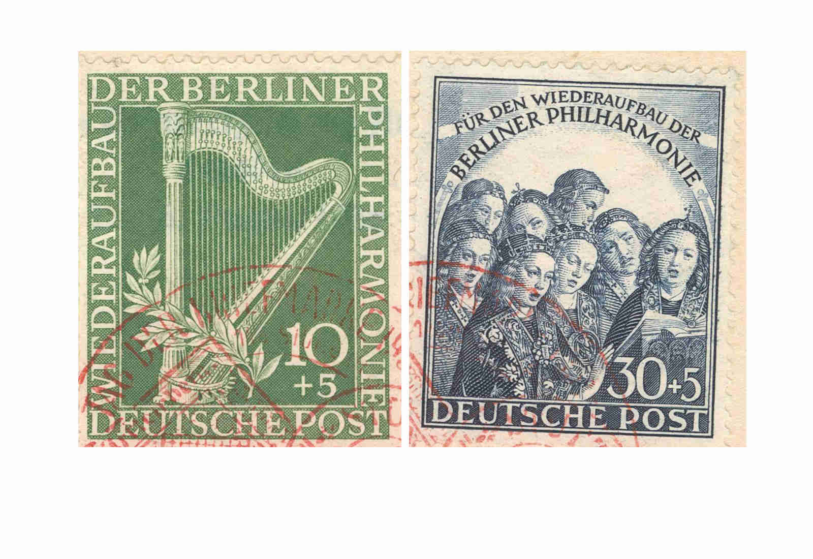 Berlin 72-73 gestempelt Berliner Philharmonie