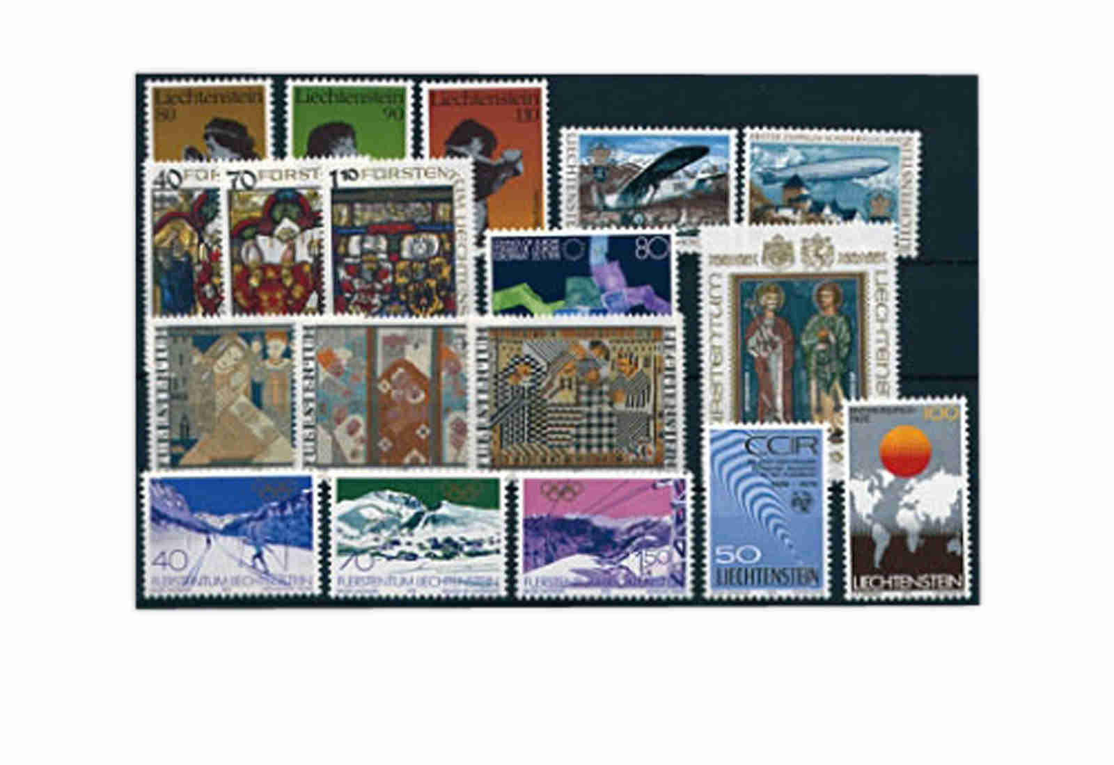 Liechtenstein Jahrgang 1979 gestempelt