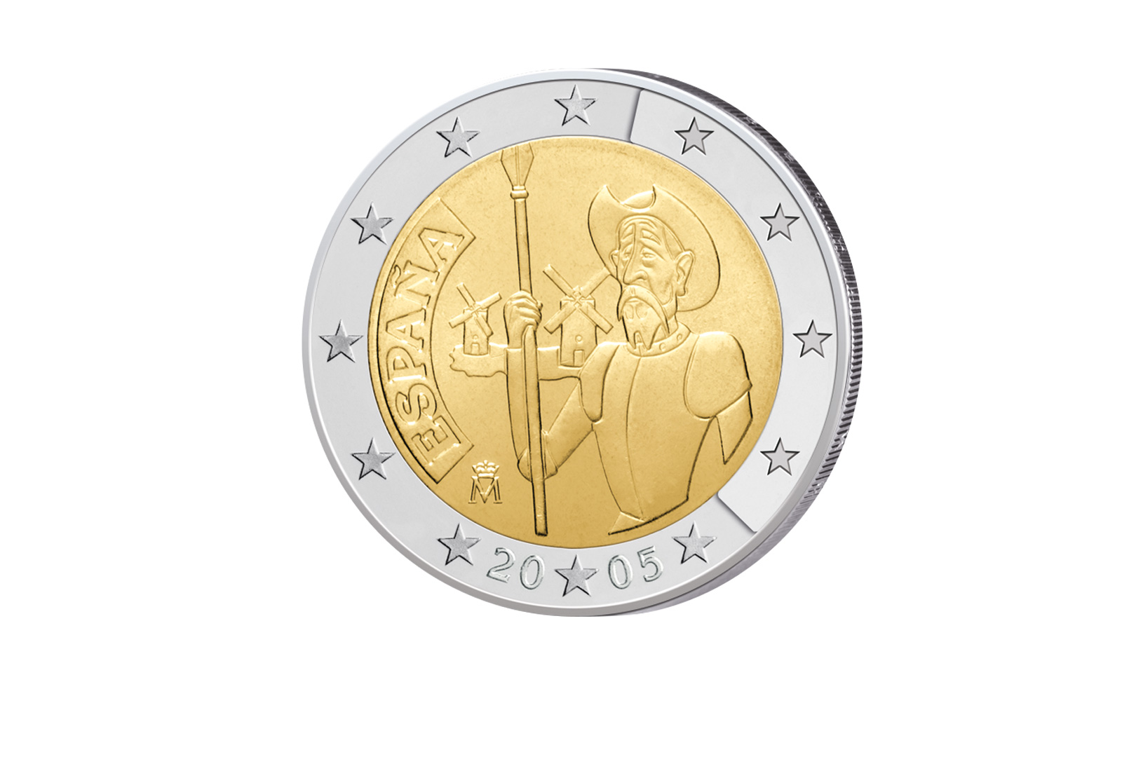 2 Euro 2005 Spanien Don Quijote