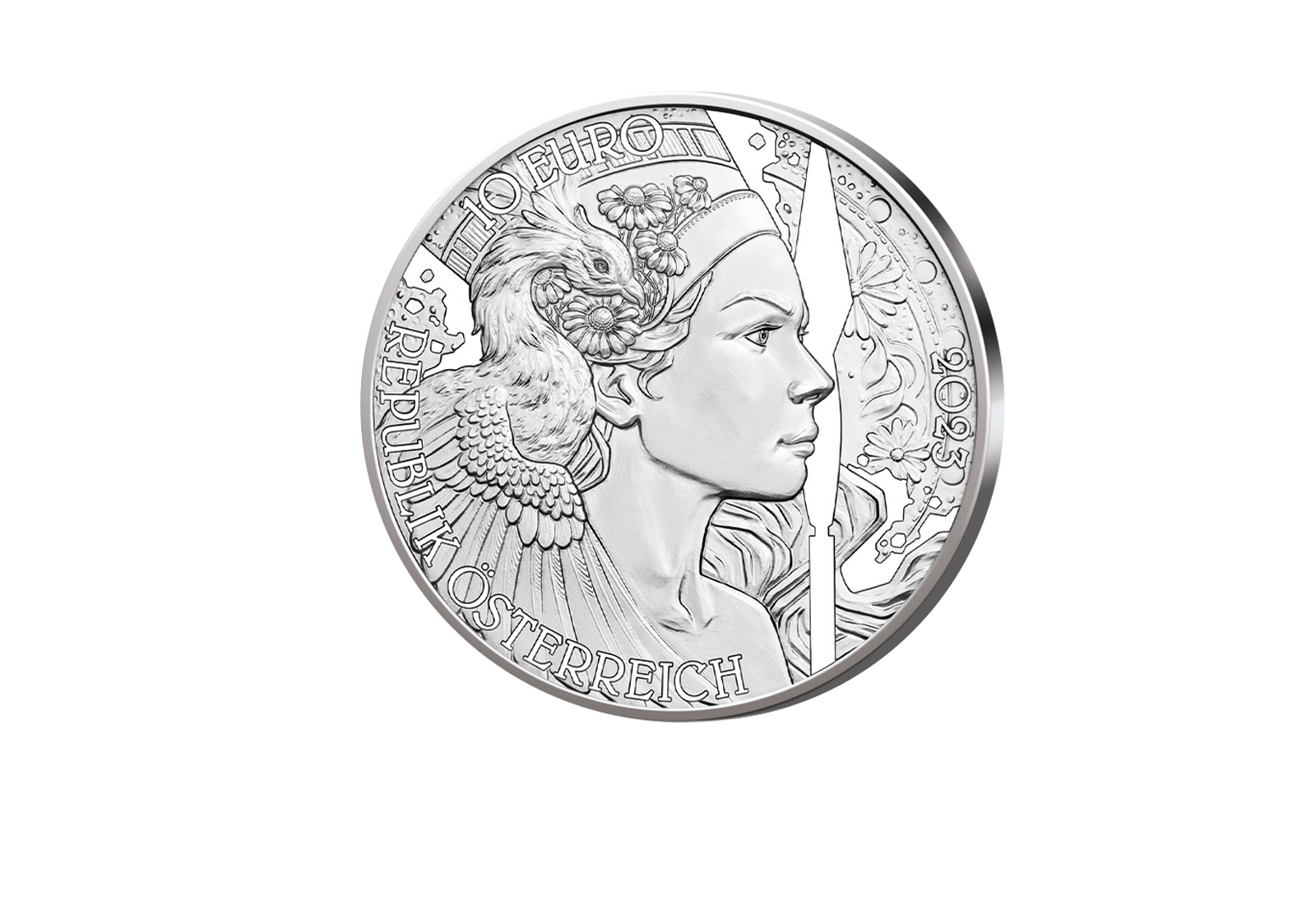 10 Euro Silbermünze 2023 Österreich Die Kamille im Etui pp