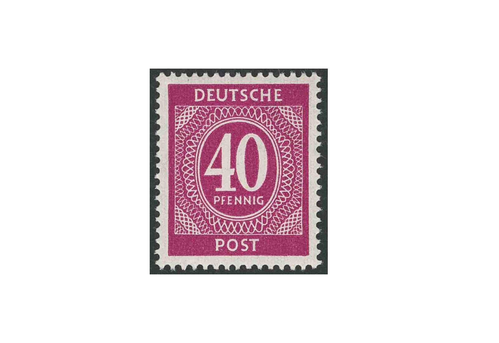 Briefmarke Alliierte Besetzung Kontrollrat I 1946 Michel-Nr. 929 aa postfrisch