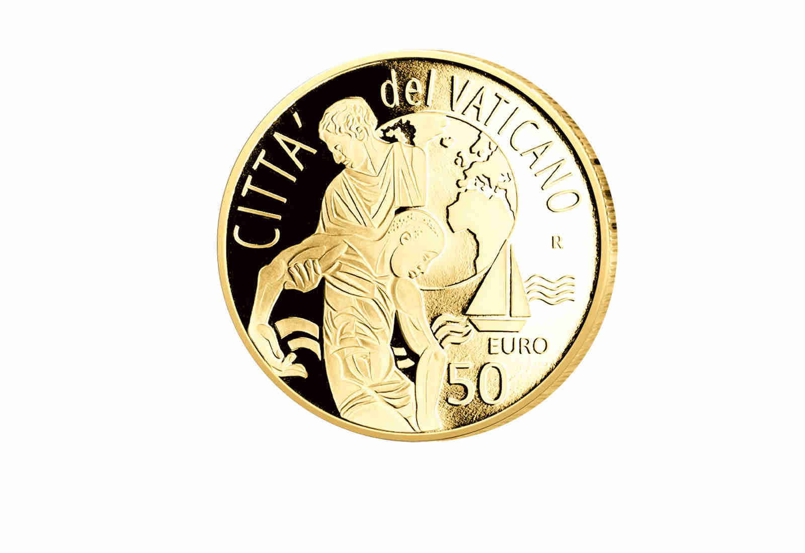 Kursmünzensatz 2023 Vatikan PP inkl. 50 Euro Goldmünze