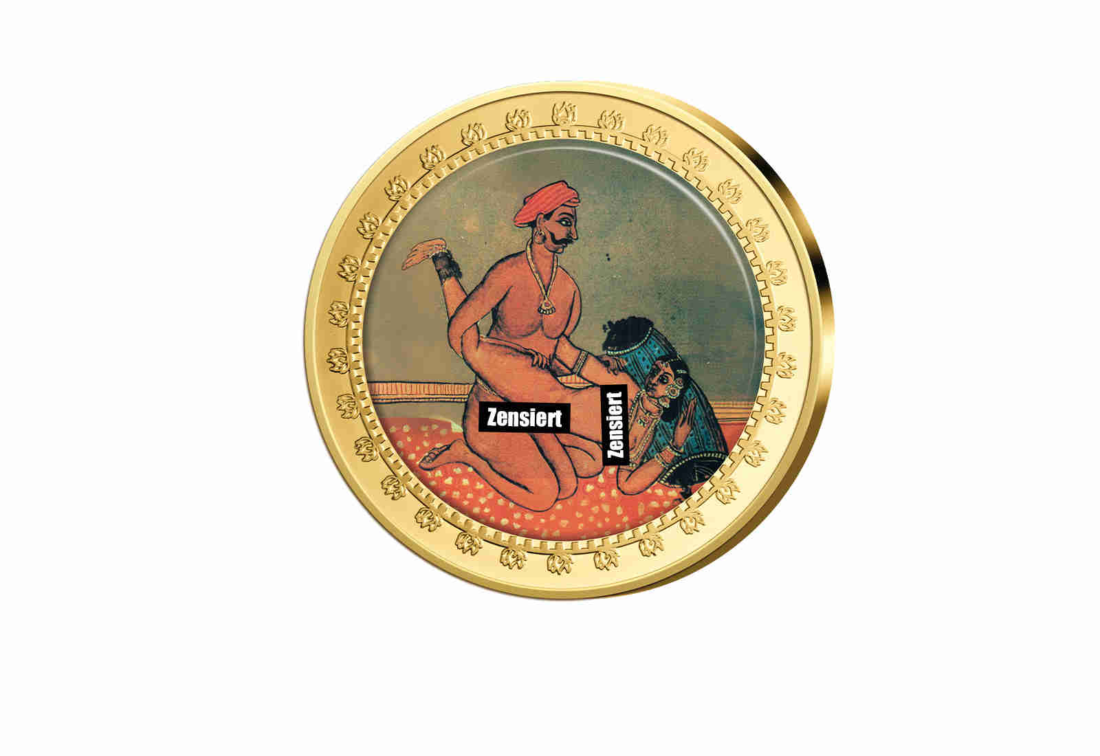Kamasutra Farbapplikation Die Schenkelklammer