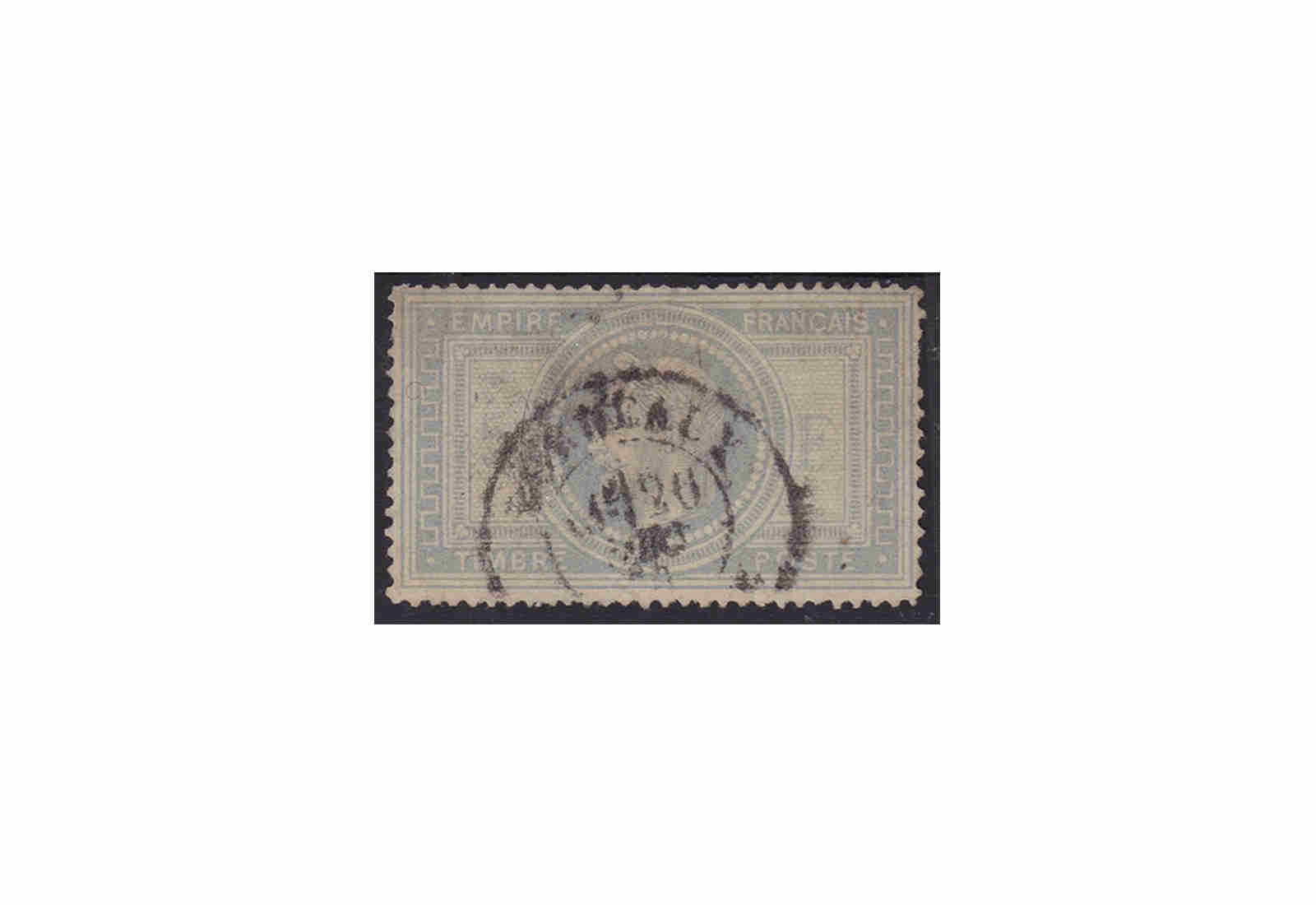 Briefmarken Frankreich Kaiserreich 1853 bis 1869 Michel-Nr. 32 gestempelt