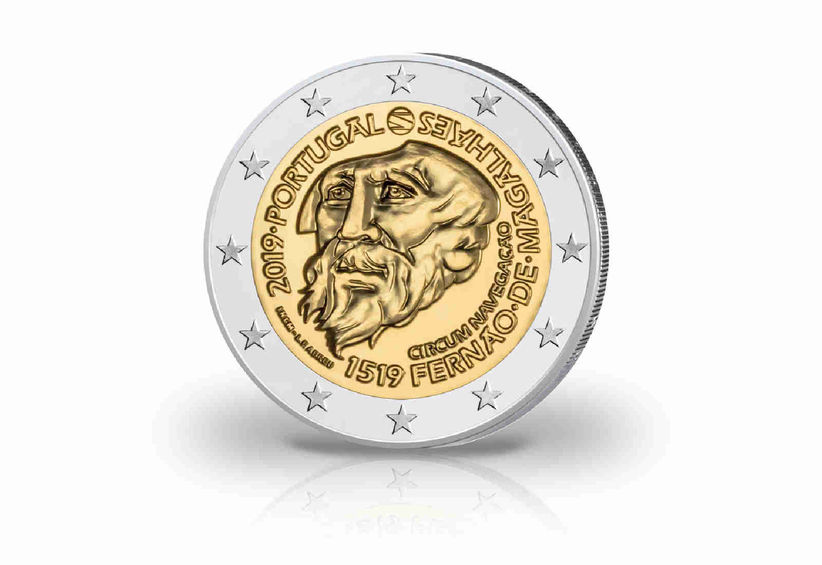 2 Euro 2019 Portugal 500 Jahre Weltumsegelung Magellan