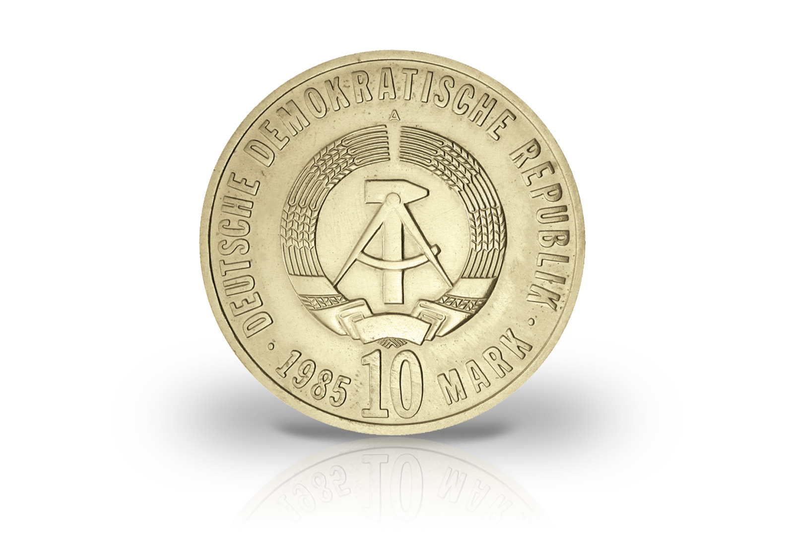 10 Mark Gedenkmünze 1985 DDR Sieg über den Faschismus Jaeger-Nr. 1603