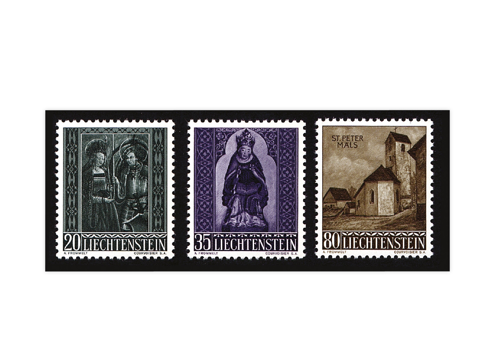 Liechtenstein Mi.Nr. 374/76 gest.