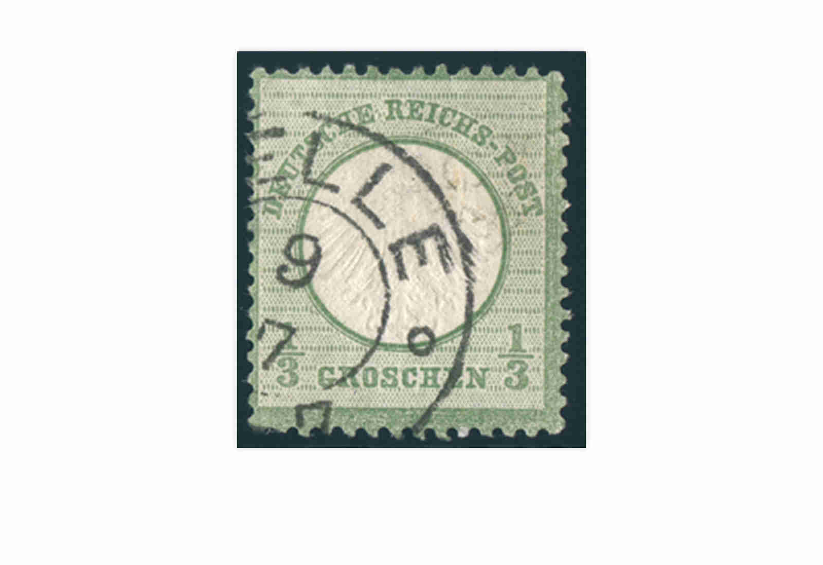 Briefmarke Deutsches Reich Brustschild 1872 Michel-Nr. 2 gestempelt