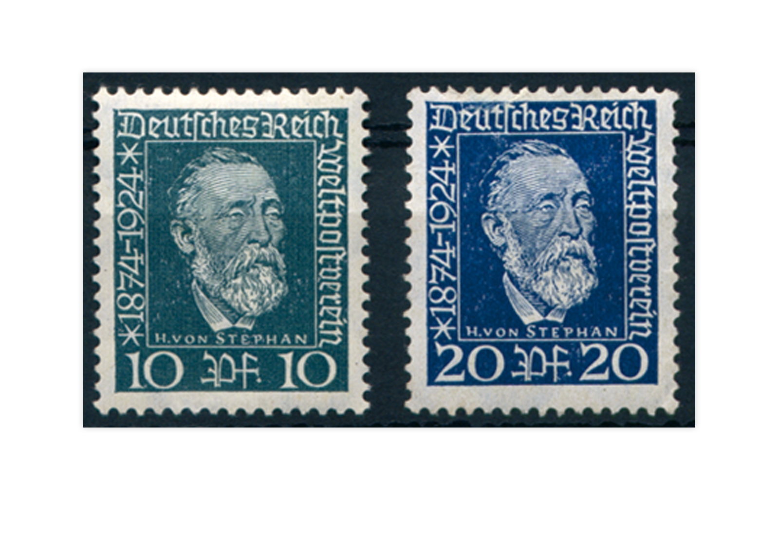 Briefmarken Deutsches Reich 1924 Michel-Nr. 368/369 postfrisch