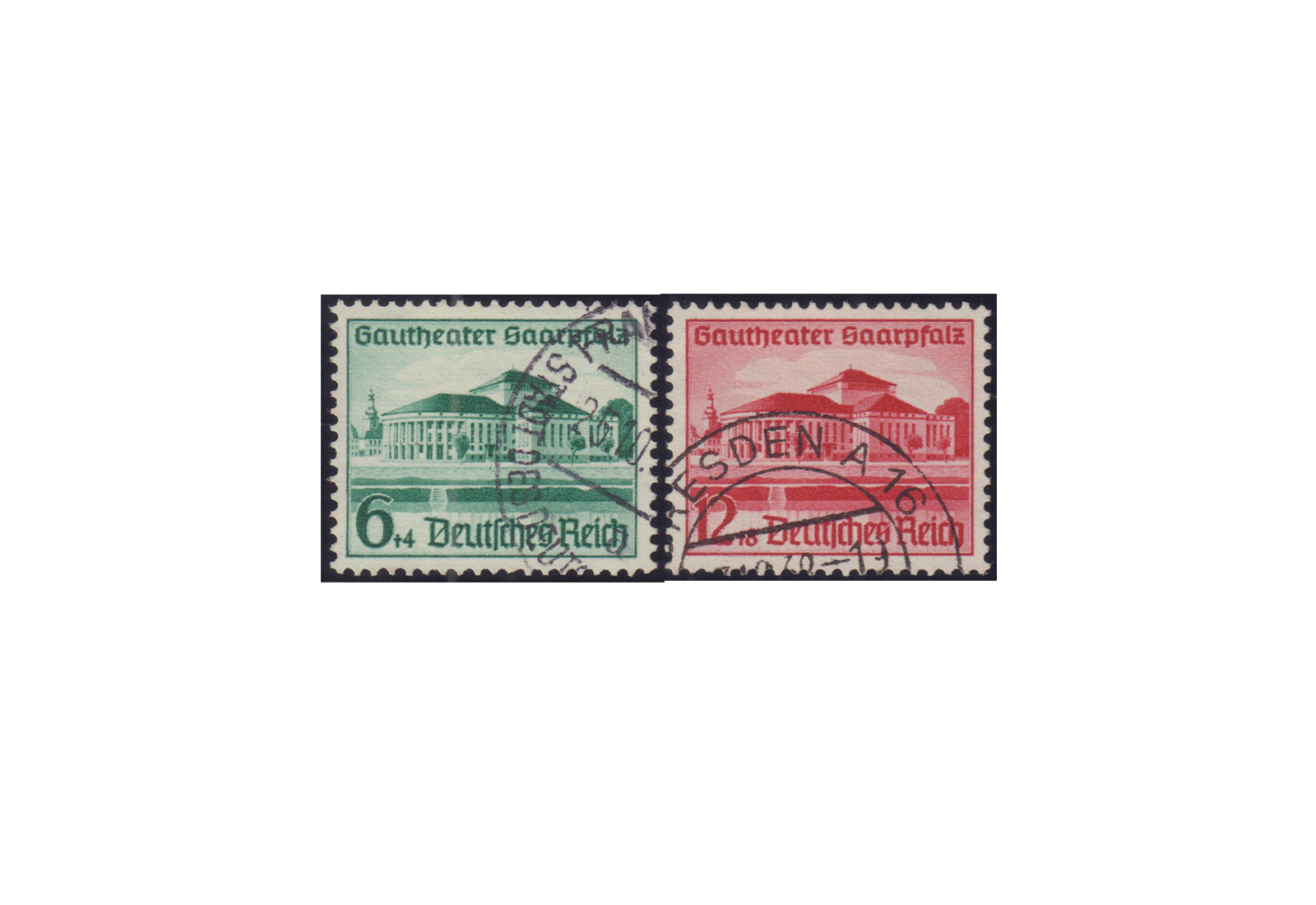 Deutsches Reich Mi.Nr. 673/674 gestempelt