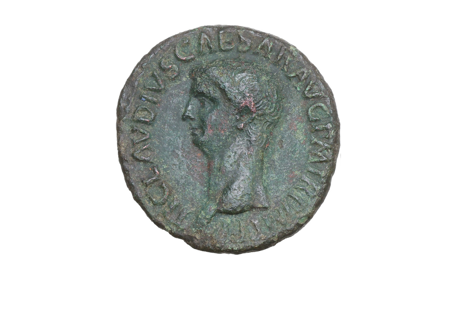 Kaiser Claudius Bronzemünze (41-54. n. Chr.) AE-As, Münzstätte Rom