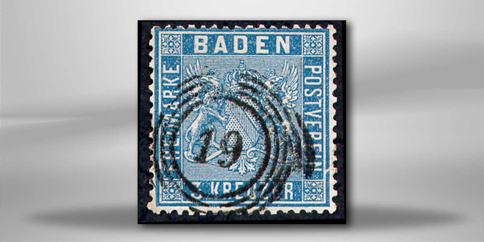 Briefmarke Altdeutschland Baden Freimarke 1860 Michel-Nr. 10 a gestempelt