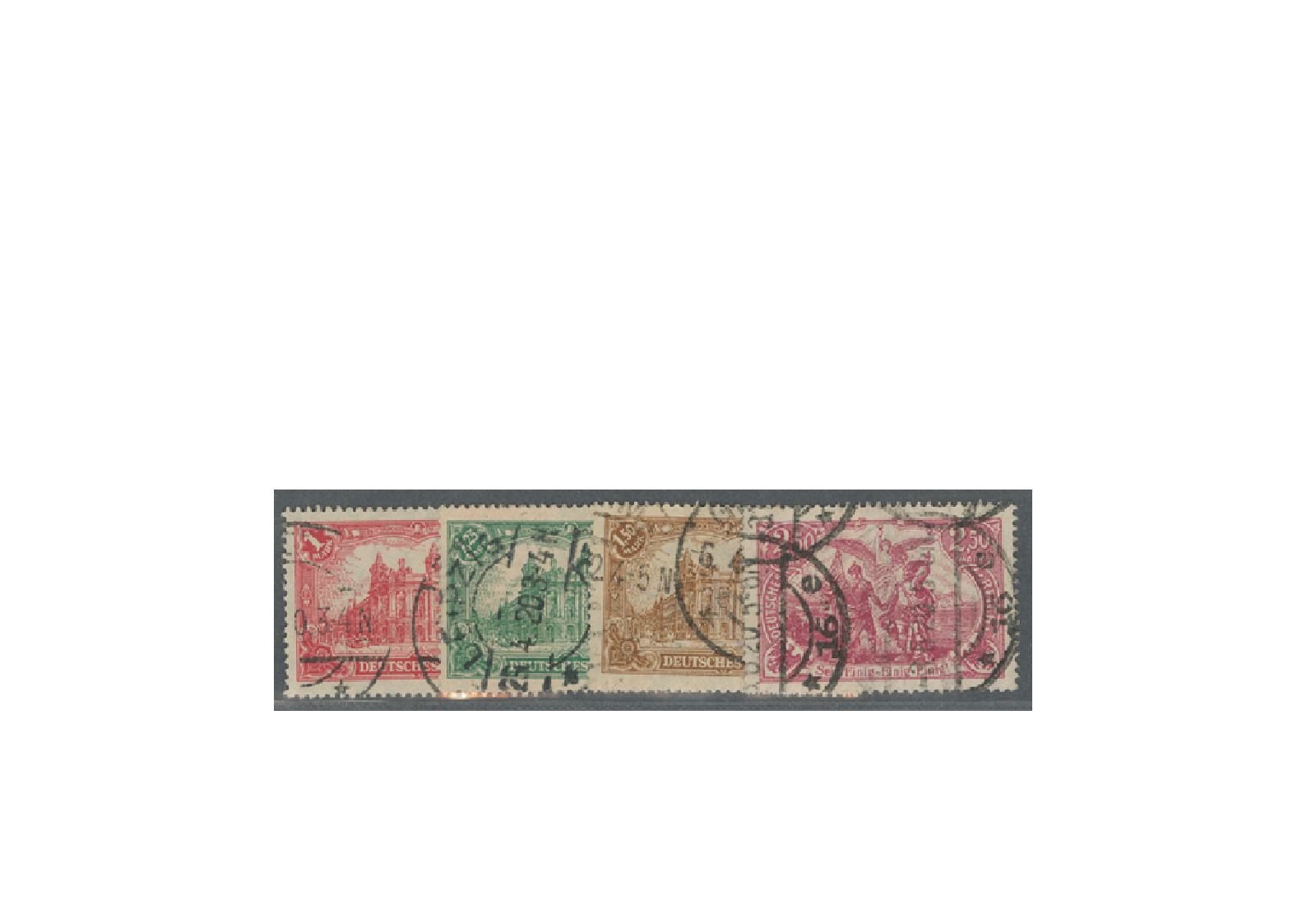 Deutsches Reich Mi.Nr. A 113/115 gestempelt