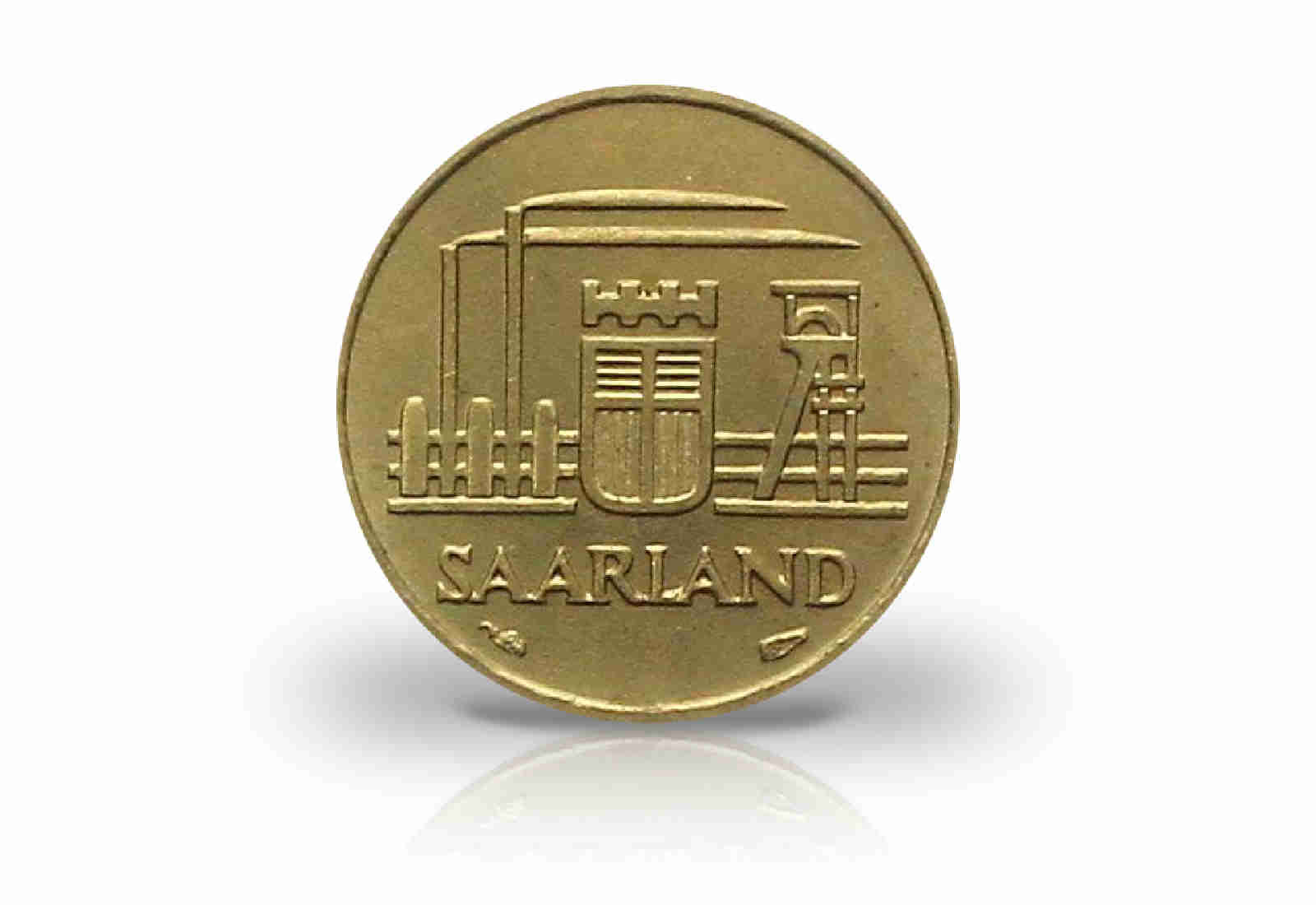 10 Franken 1954 Saarland Jaeger-Nr. 801