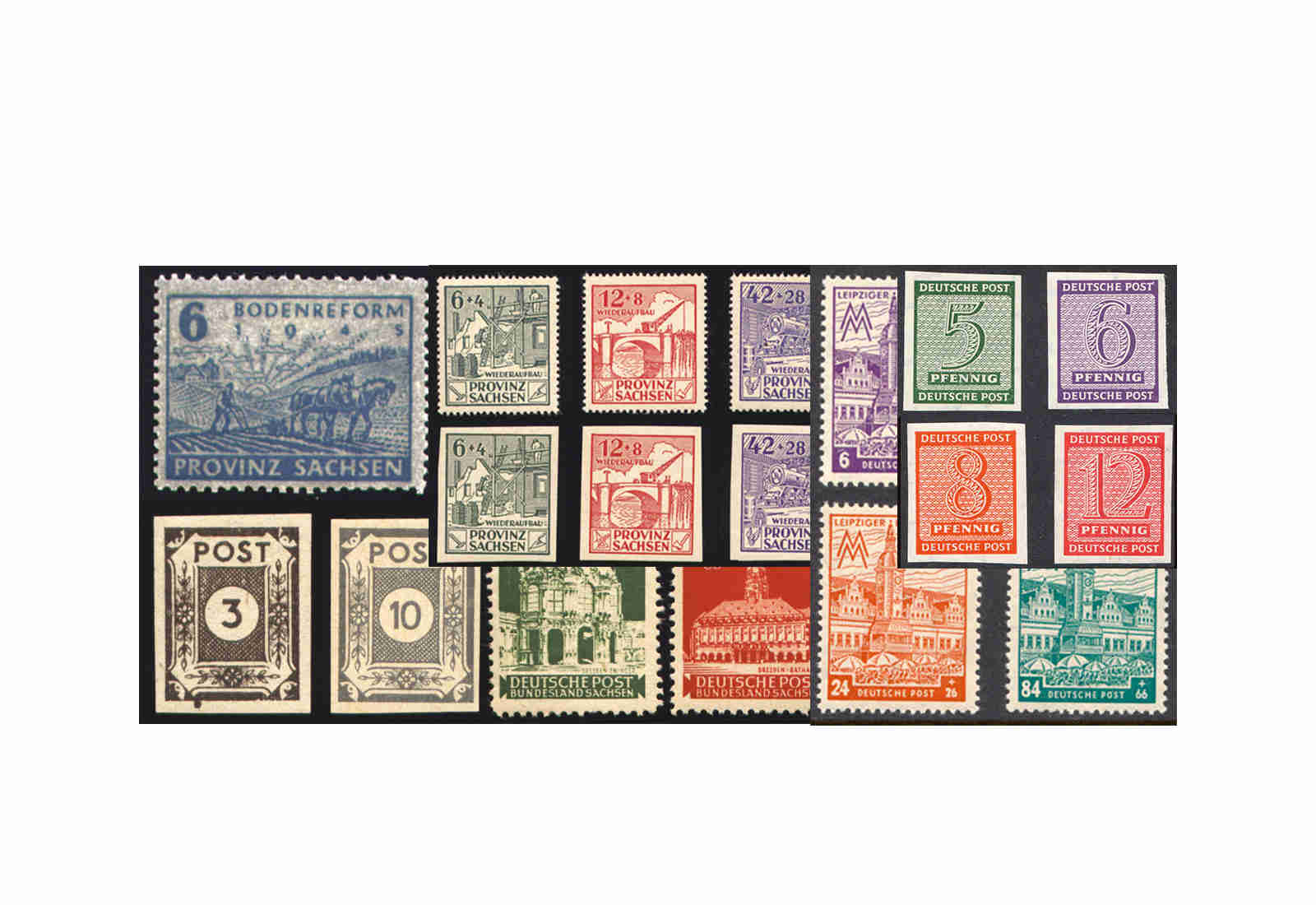 SBZ 1945 bis 1949 postfrisch im Set