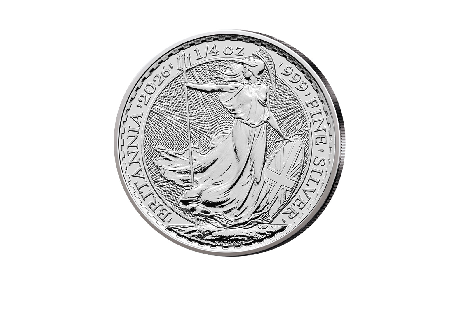 Britannia 1/4 oz 2026 Silbermünze 50 Pence Großbritannien