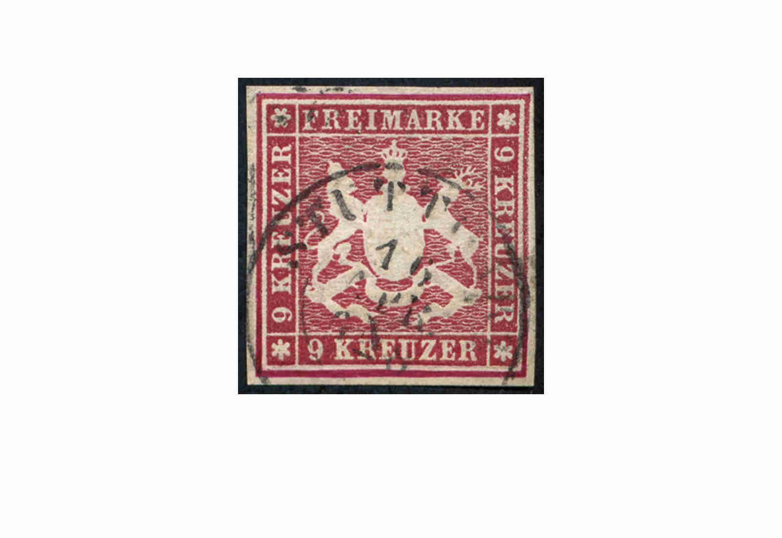 Briefmarke Altdeutschland Württemberg Freimarke 1859 Michel-Nr. 14 gestempelt