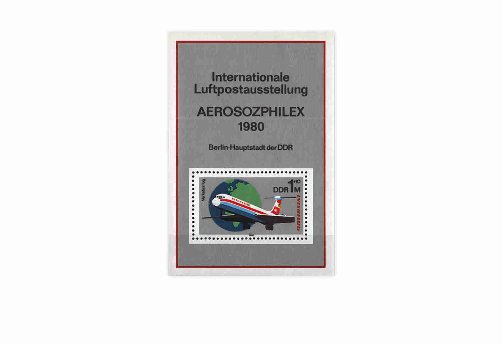DDR Block 59 Aerosozphilex 1980 gestempelt